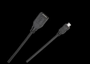 Kabel USB - micro USB gniazdo-wtyk 0.2m Standard