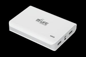 POWER BANK M-LIFE 10000mAh do tabletw i innych urzdze z kablem w komplecie - 2837783235