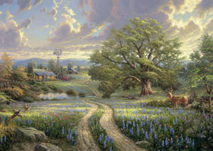 Puzzle 1000 el. THOMAS KINKADE ycie na wsi