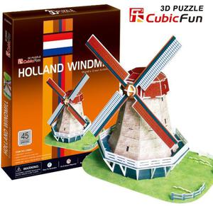 PUZZLE 3D Holenderski Wiatrak - 2825165793