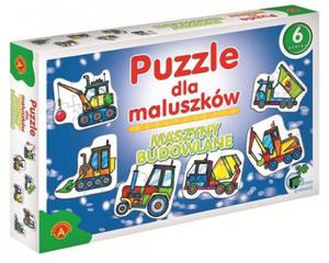 Puzzle dla maluszkw - Maszyny budowlane - 2825166433