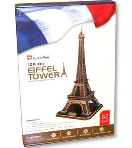 PUZZLE 3D WIEA EIFFEL DUY ZESTAW CUBICFUN - 2825166684