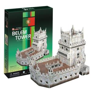 PUZZLE 3D BUDOWA BELEM TOWER CUBICFUN - 2825166686