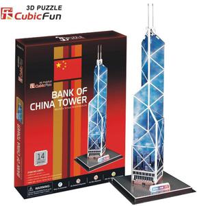 PUZZLE 3D Budynek Bank of China CUBICFUN - 2825166690