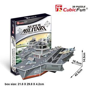 PUZZLE 3D Aircraft Carrier Charles CUBICFUN - 2825167658