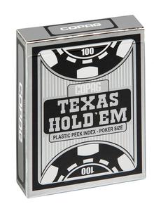 Talia Texas Hold'em plastic peek index - czarna - 2825167767