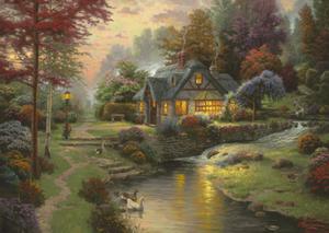 Puzzle 1000 el. THOMAS KINKADE Spokojny nastrój