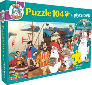 Puzzle Byli sobie podrnicy + DVD - 2825168197