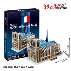 PUZZLE 3D Katedra Notre Dame - 2825168376
