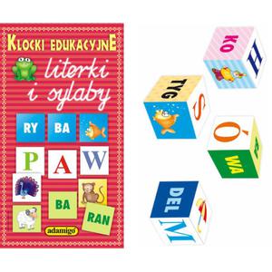 KLOCKI EDUKACYJNE 18 EL. ADAMIGO - 2825168753