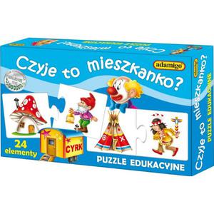 Uk. Puzzle Czyje to mieszkanko? ADAMIGO - 2825168794