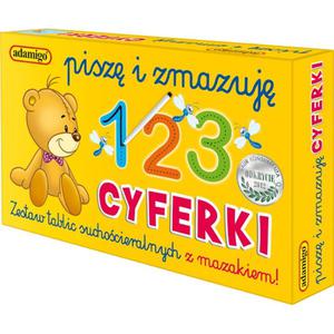 Zest. Pisz i Zmazuj Cyferki ADAMIGO - 2825168816