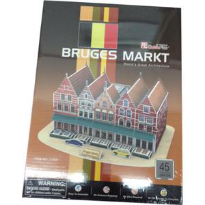 Rynek W Brugii PUZZLE 3D - 2825169375