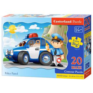 20 EL. MAXI Patrol policyjny CASTOR - 2825170550