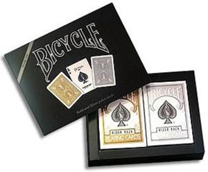 Bicycle: Prestige Gold and Silver poker decks - 2825171007