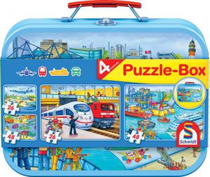 Puzzle 2 x 26 el. + 2 x 48 el. W WALIZCE - Transport - 2825171175