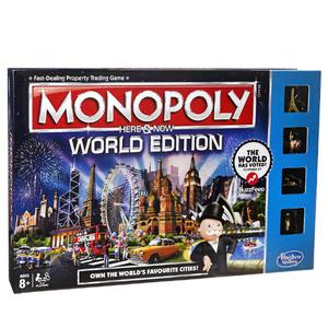 Monopoly Tu i Teraz Edycja wiat HASBRO - 2825171905