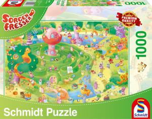 PQ Puzzle 1000 el. SORGENFRESSER W labiryncie - 2825172509