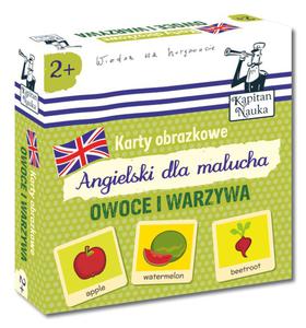 Karty obrazkowe - Angielski Dla Malucha - Owoce i Warzywa - 2843858471