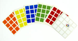 Naklejki z logo Rubik na kostk 4x4x4 - 2825161642