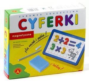 Cyferki magnetyczne z tablic - 2825162481