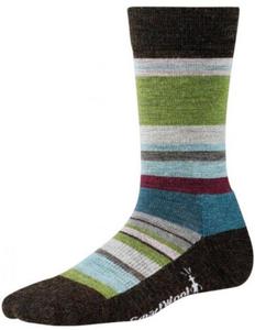 Damskie skarpety z weny Smartwool Saturnsphere brzowe, Kolor - Brzowy, Rozmiar - M 38-41 - 2828970308