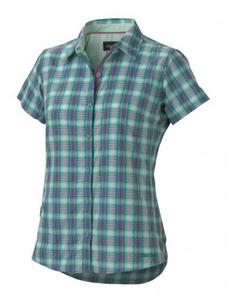 Marmot Women's Logan SS - damska koszula turystyczna Gem Green, Rozmiar - M