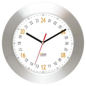 Zegar 24-godzinny aluminiowy wide #1 - 2822993581