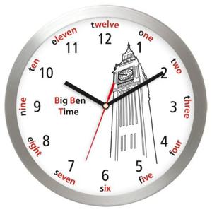 Aluminiowy zegar cienny Big Ben Londyn - 2822993675