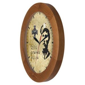 Zegar drewniany solid Zonierze Niezomni - 2822993684