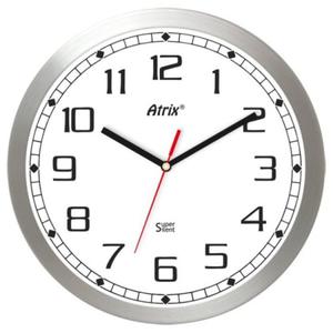 Kwarcowy zegar aluminiowy Super Cichy /30cm - 2837434123