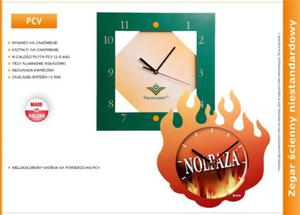 Zegar reklamowy na bazie PCV - 2858258383