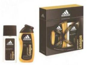 Adidas Victory League Men, zestaw - dezodorant Natural spray 75 ml + el pod prysznic - 2823867900