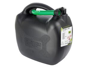 Kanister plastikowy na paliwo, 20L, owalny, czarny - 2875961600