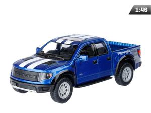 Model 1:46, Kinsmart, Ford F-150 SVT, niebieski - 2875962396