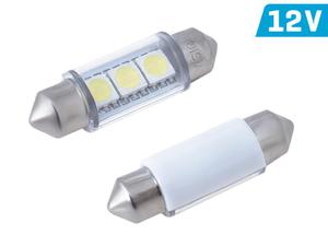 arwka VISION Festoon SV8.5 36mm 12V 3x 5050 SMD LED, biaa, 1 szt. - 2875964006