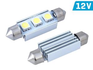 arwka VISION Festoon SV8.5 41mm 12V 3x 5050 SMD LED, CANBUS, biaa, 1 szt. - 2875964021