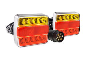 Lampy tylne do przyczepy montowane na magnes - 2875965989
