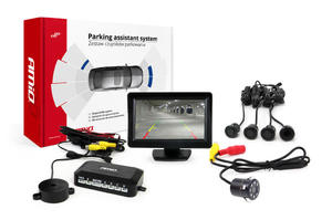 Zestaw czujnikw parkowania TFT01 4,3" z kamer HD-307-IR 4 sensory czarne "GOLD" - 2875967102