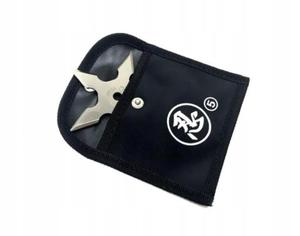 Rzutka Shuriken 5-ramienna gwiazda Ninja srebrna - 2860690472