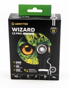 Latarka czoowa ArmyTek Wizard PRO C2 White Magnet 2500lm - 2860690487