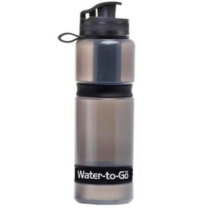 Bidon, butelka Water-to-Go Active 750 ml - Czarna - 2877544535