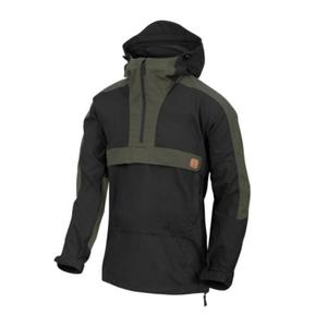 Kurtka Anorak Woodsman - czarna / taiga green - 2877544565