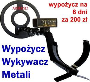 WYPOYCZENIE wykrywacza metali na 6 dni 250 z - 2872694762