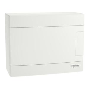 Rozdzielnica natynkowa IP40 8 moduw (1 rzd), drzwi biae, Easy9 EU IP40 EZ9EU-1-8-NT-P; EZ9EUD108, SCHNEIDER ELECTRIC - 2877222586