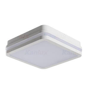 Plafoniera LED z czujnikiem ruchu , kwadratowa , 1550lm, 4000K, IP54, biaa BENO 18W NW-L-SE W - 2876572030