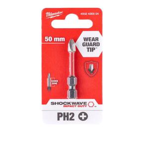 Bit udarowy Philips PH2 x 50mm 1szt Shockwave Impact Duty MILWAUKEE - 2876573076