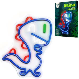 Neon LED JURASSIC DINO BABY multikolor z ciemniaczem + USB FLNJ01 Forever Light - 2876974485