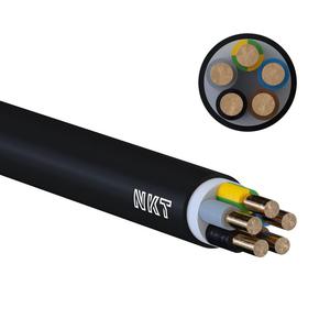 Kabel N2XH-J 5x2,5 RE B2ca 0,6/1kV bezhalogenowy energetyczny i sterowniczy, czarny, szpula 500m; NKT CABLES - 2877791067