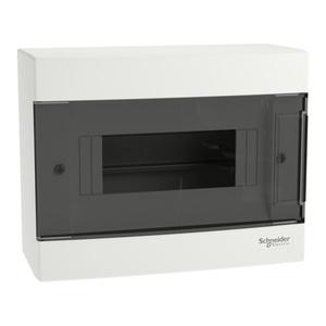 Rozdzielnica natynkowa IP40 8 moduw (1 rzd), drzwi transparentne, Easy9 EU IP40 EZ9EU-1-8-NT-T; EZ9EUC108, SCHNEIDER ELECTRIC - 2877421801